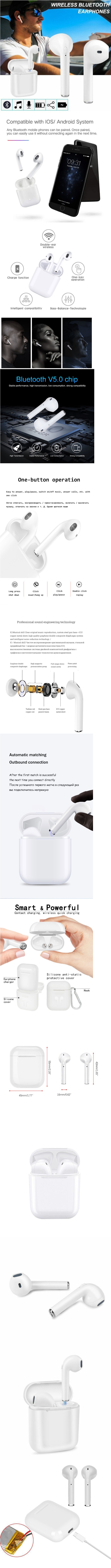 i9S-TWS Earbuds Bluetooth Earphone china manufacturer factory