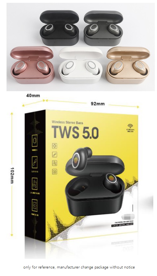 Gift Package Box D015 True Wireless TWS Earbuds Bluetooth Earphone Headset OEM China Factory Manufacturer