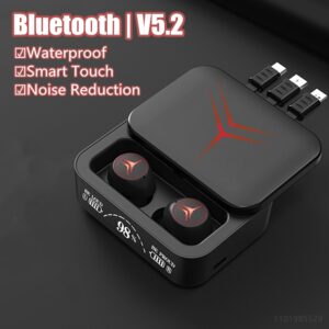 New Bluetooth 5.2 Wireless TWS Headset Slide Waterproof Sports Headphones Music Noise Canceling Gaming Earphone