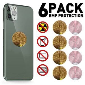 Universal Radiation Stickers Mobile Phone Anti-Radiation Metal Sticker for PC Laptop IPad EMF Protection Sticker