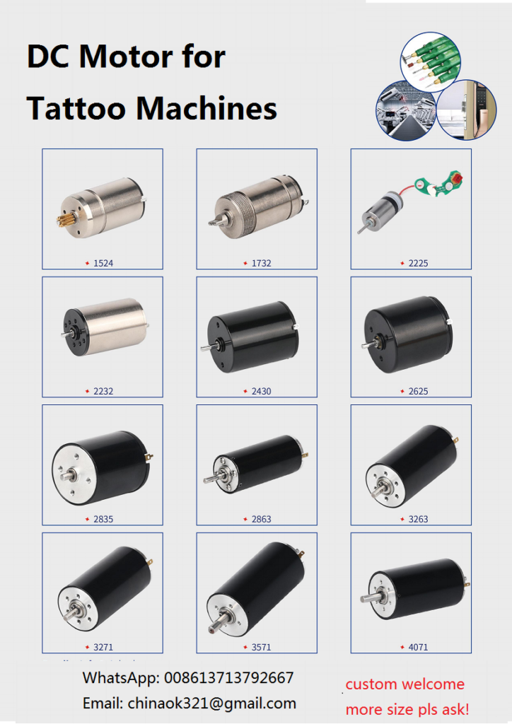tattoo machine motor tattoo enginee drive dc micro motor tattoo pen WT