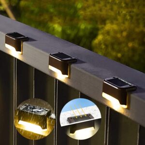 Solar LED Lights Outdoor Garden Light Deck Lamp Solar Stairs Light Waterproof Solar Step Lamp Patio Garden Decor